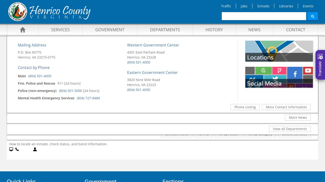 Find Inmate Archives - Henrico County, Virginia